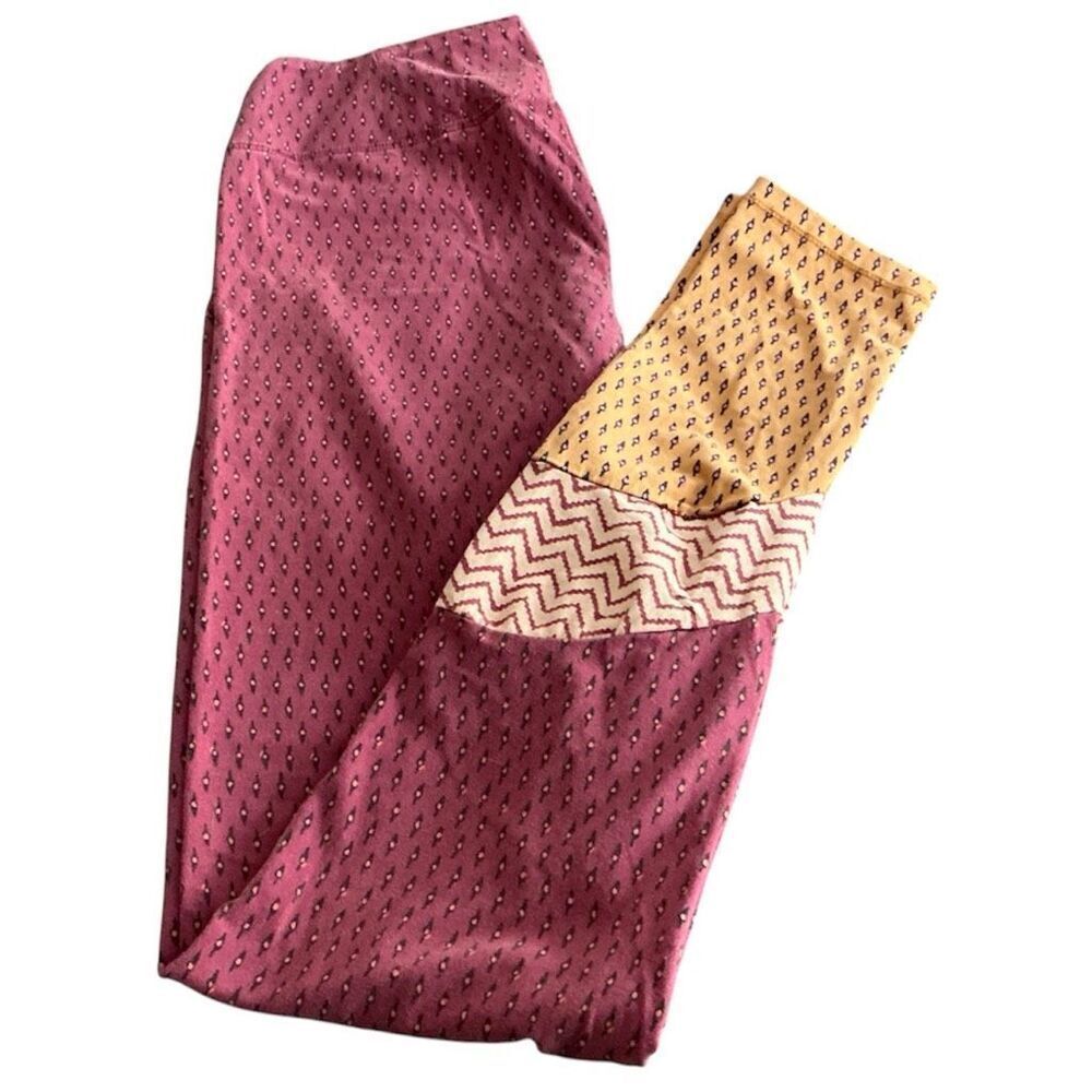Anthropologie Saturday Sunday Multi Print/Color Leggings S
